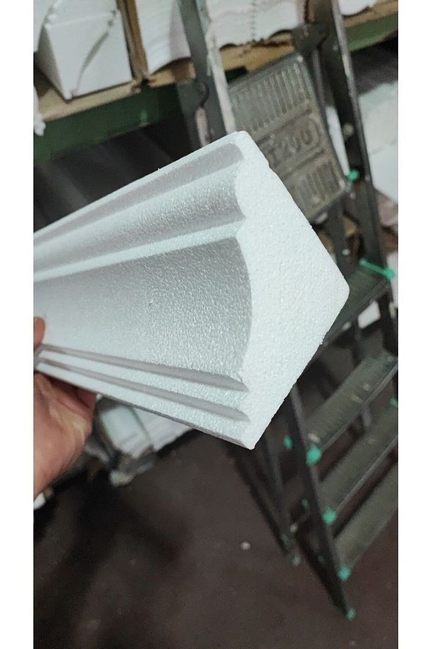 Hazır Korniş Önü Strafor Kartonpiyer Klk-1 10*10cm 2 Adet (4 METRE) - 6