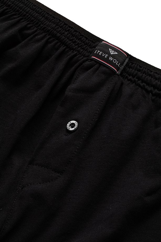 Erkek Siyah 6’Lı Penye Boxer - 23701 - 4