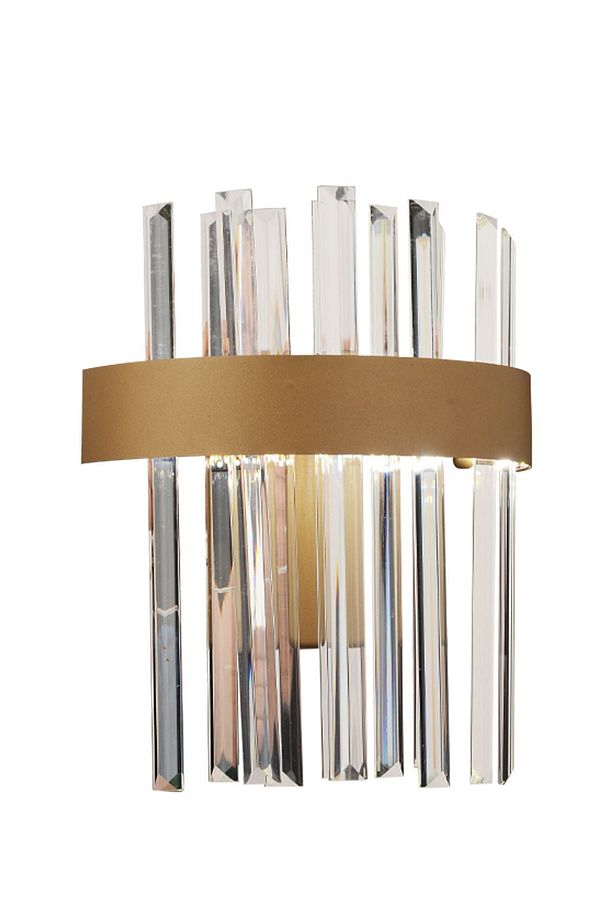 Brampton Ledli 3 Renk Kristal Led Salon-Yatak Başı Aplik - 2