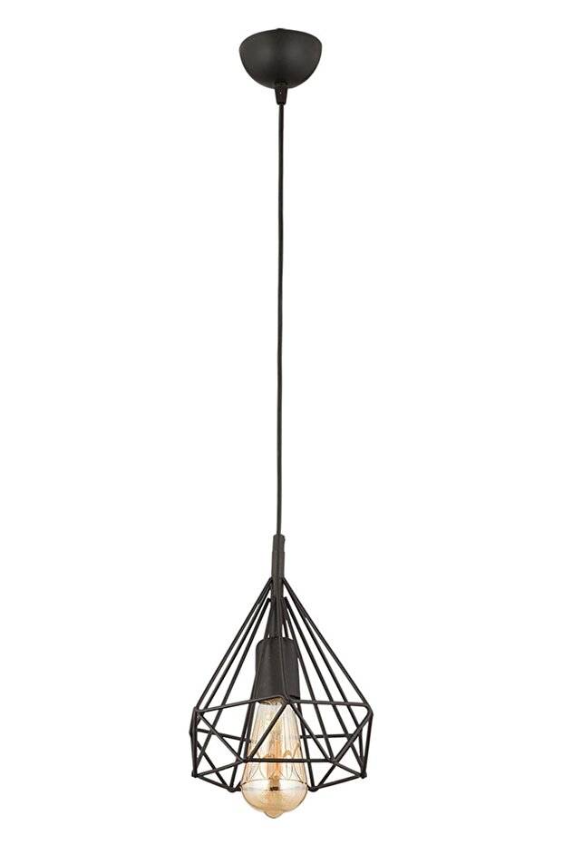 Bien Tekli Siyah Modern Sarkıt Mutfak Salon Sarkıt Avize - 1