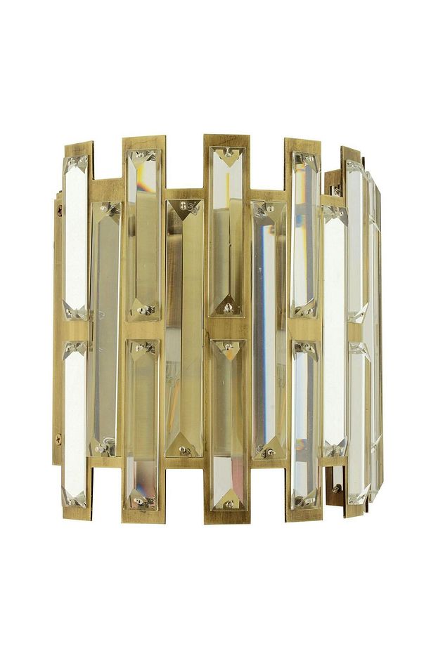 Gallıano Eskitme Boyalı Kristal Taşlı Duvar Lambası Yatak Odası-Yatak Başı-Salon için Aplik - 4
