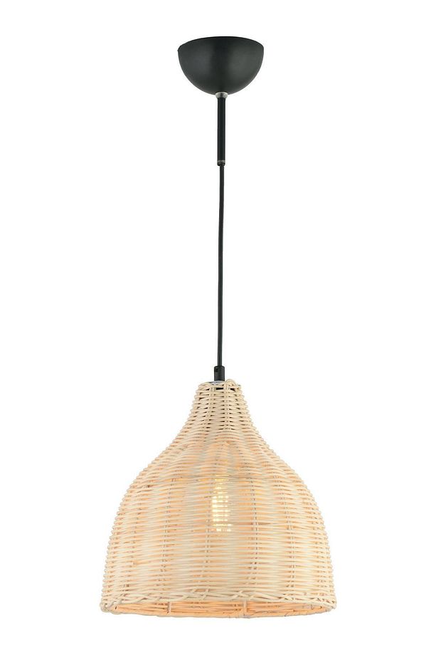Bannan Tekli Rattan Modern Tasarım Hazeran Avize Oturma Odası Bambu Avize - 3