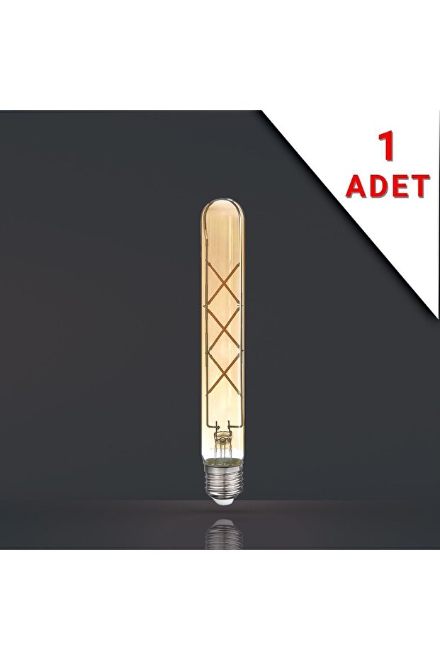 Led Filamanlı E27 Rustik Ampul 6 Watt 2500k Gün Işığı T30-t185 - 1