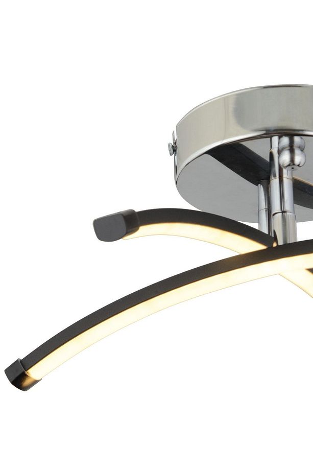 Dosse 2Li Siyah 15 Watt Plafonyer 3 Renkli Ledli Modern Mutfak Banyo Led Salon Sarkıt Avize - 3