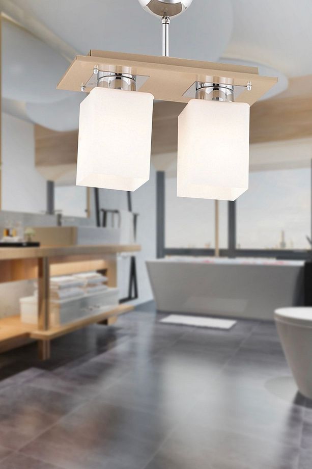 Atlas 2 Li Kahve Modern Genç Odası Mutfak- Banyo Mutfak Salon Spot Avize - 1
