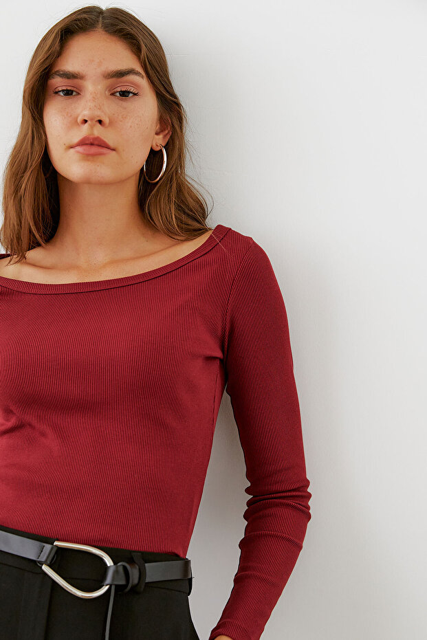 Kayık Yaka Basic  Body - 2