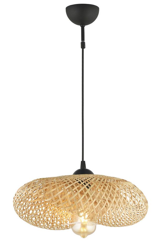 Edna Tekli Rattan Modern Tasarım Oturma Odası Avize - 2