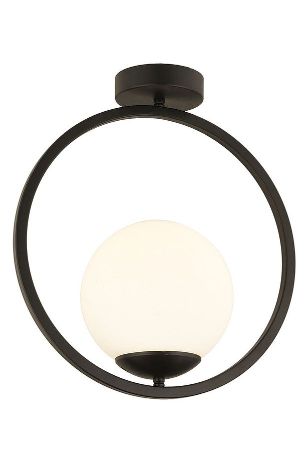 Lifos Tekli Siyah Plafonyer Modern Mutfak Retro Salon Avize - 3