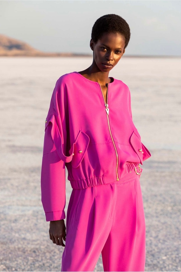 Erguvan Bomber Ceket - 1