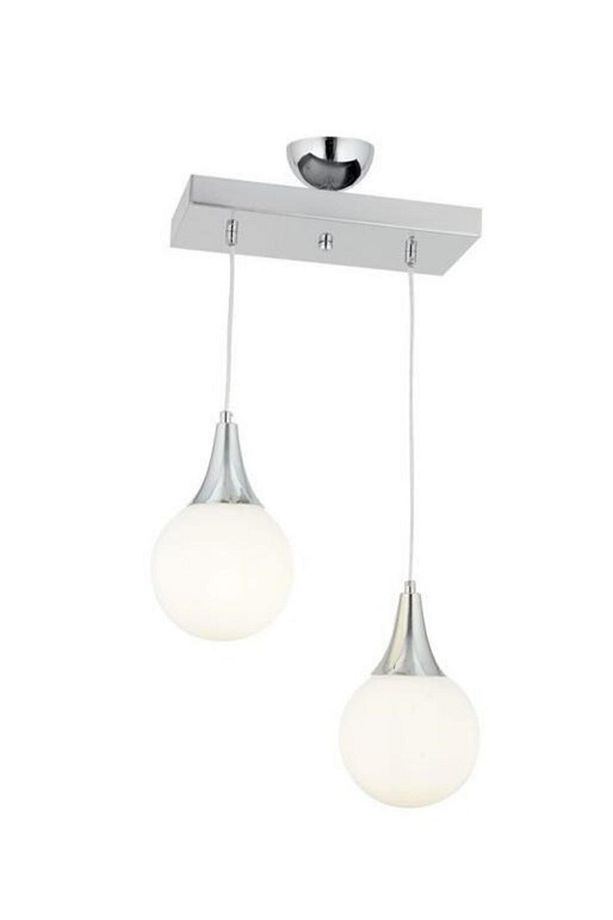 Damla 2'Li Sıralı Krom Modern Koridor Mutfak Salon Avize - 1
