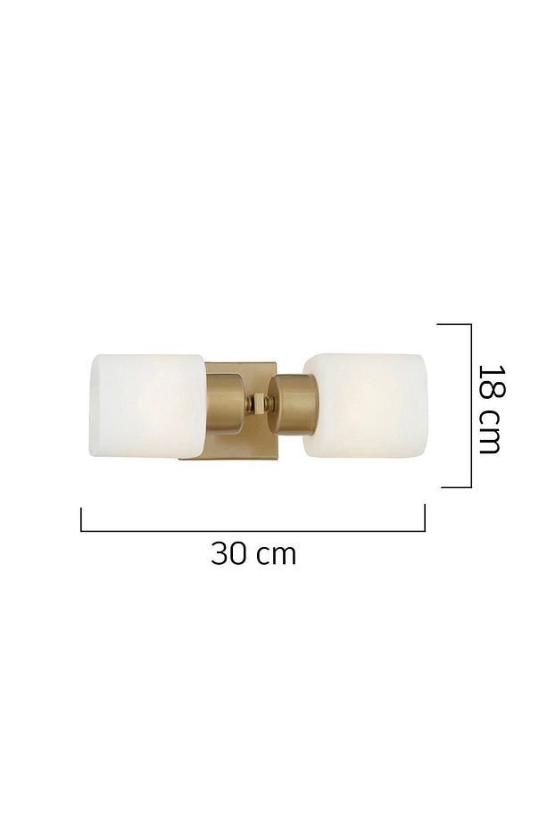 Armin 2Li Eskitme Duvar Lambası Ayna Üstü-Yanı Modern Banyo Aplik - 3