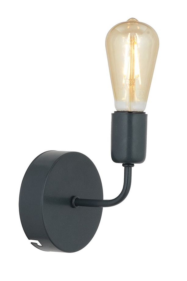 Core Siyah Duvar Lambası Yatak Odası-Yatak Başı-Banyo İçin Modern Retro Aplik - 3