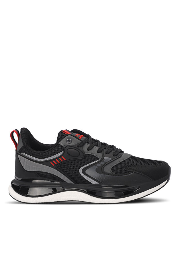 Zowie Men's Black / Red Running & Walking Sneakers
