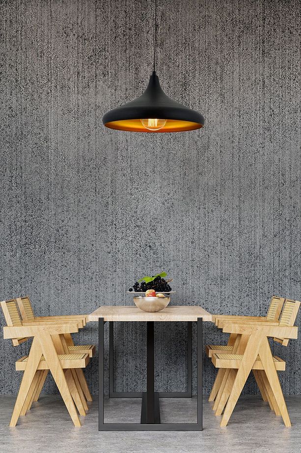 Pera Siyah Tekli Modern Retro Sarkıt Retro Salon Avize - 1