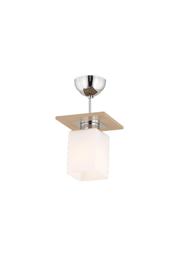 Atlas Tekli Kahve Kare Modern Genç Odası Mutfak- Banyo Mutfak Salon Spot Avize - 3