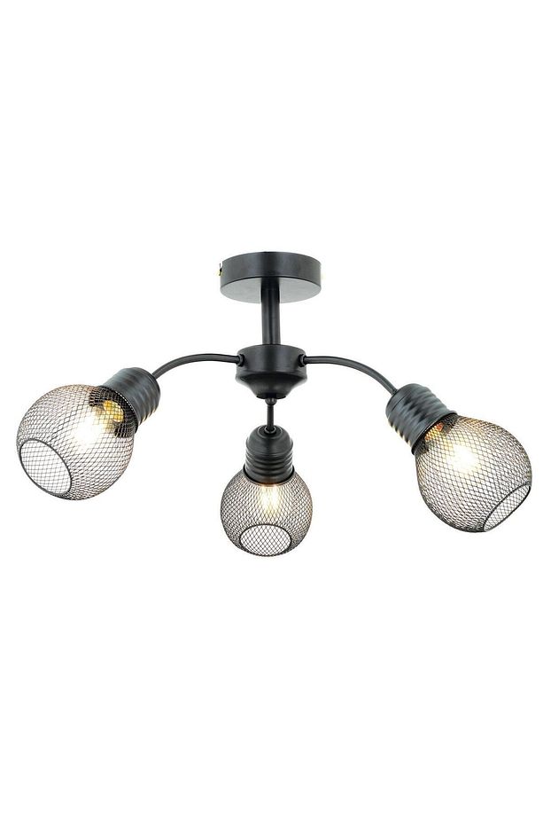 Elva 3 Lü Siyah Modern Genç Odası Mutfak Oturma Odası Retro Salon Avize - 4