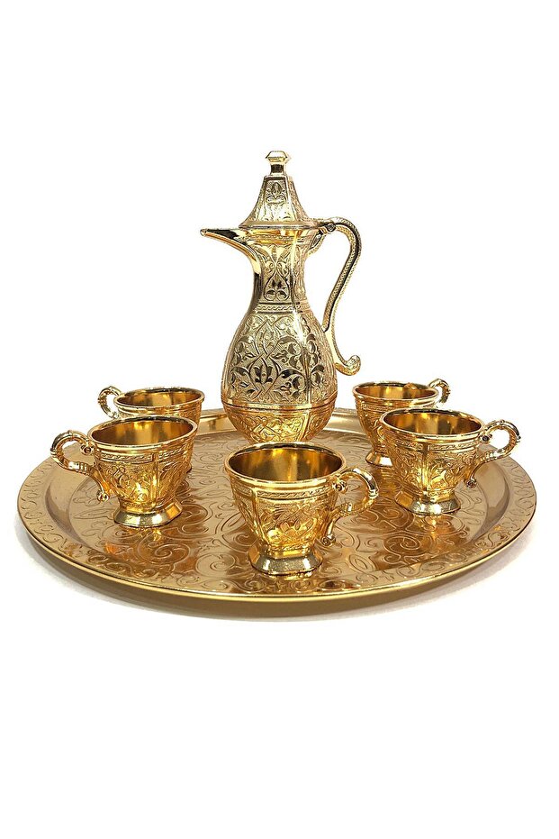 Zemzem Takımı Ebruli Gold Renk - 3