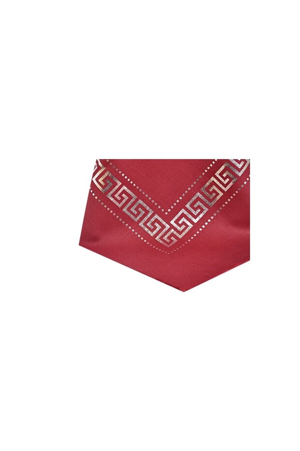 Panel Patterned Gilded Red Cover - 2