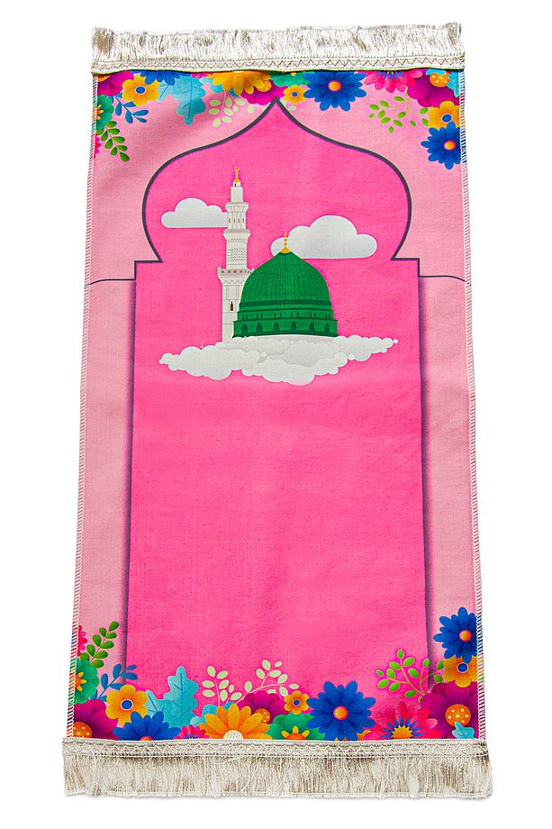 Kızımın İbadet Seti - Namaza İlk Adım Set - Pembe - 6