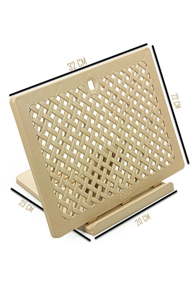 Plastic Rahle - Practical Rahle - Table Top Rahle - Book Reading Stand - Beige