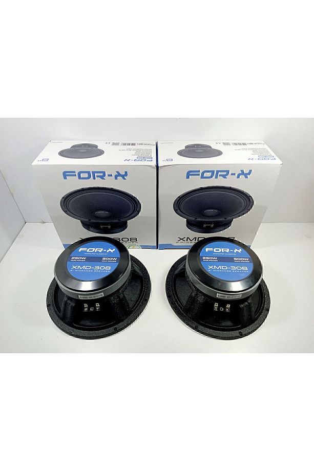 20cm Midrange + For-x Çakmak – For-x 500w 250Rms Midrange Hoparlör – For-x XMD-308 Prof Midrange - 1