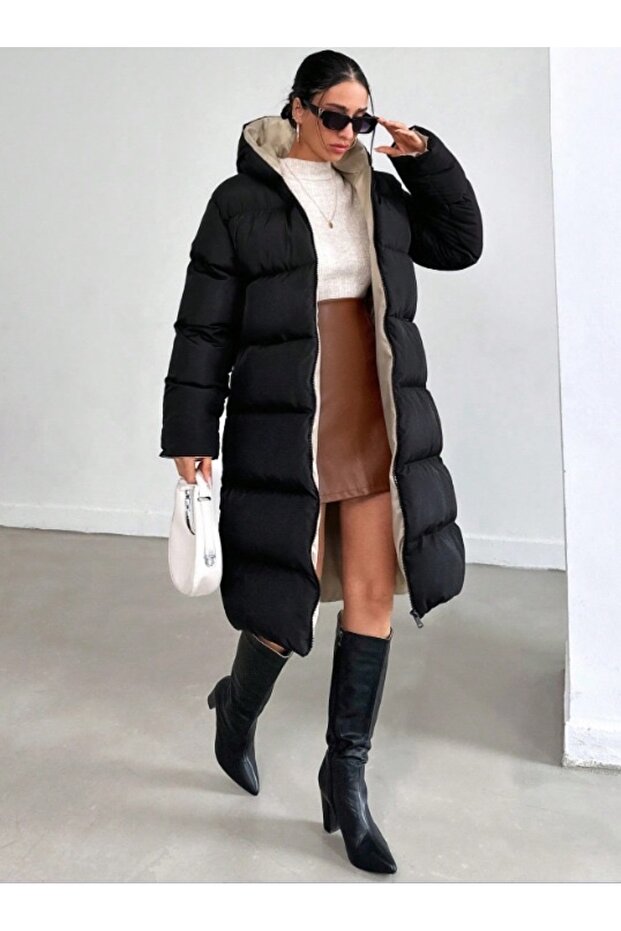 şişme uzun mont - 3