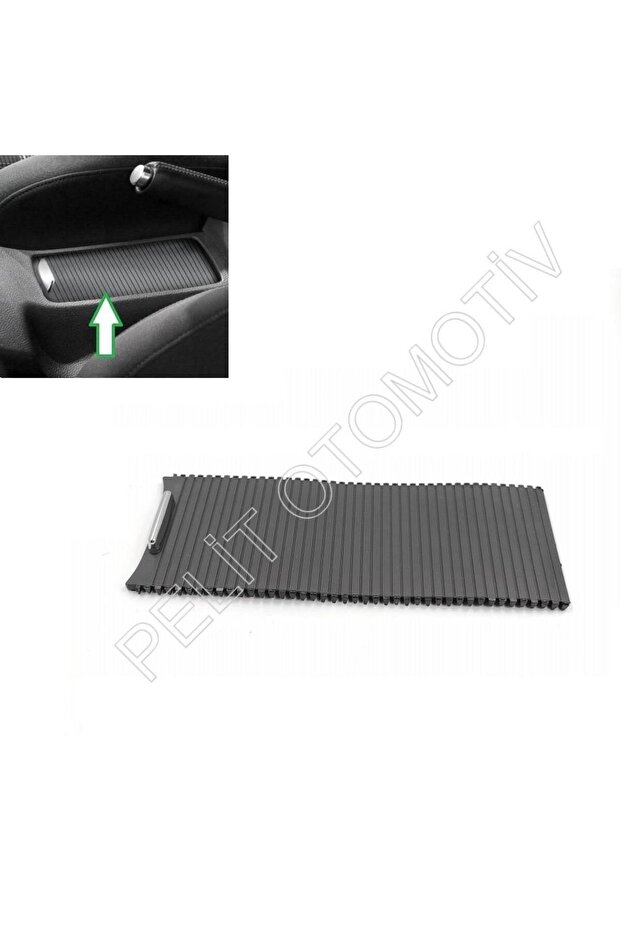 Jetta Center Console Cup Holder Sliding Cover (2006-2010) Black (Original)