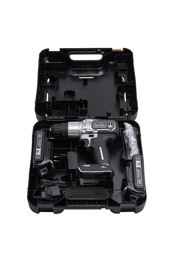 Silver Çift Akülü Darbeli Matkap Seti 18v 2x1.5 Amper Bdchd18sc2k-qw - 4