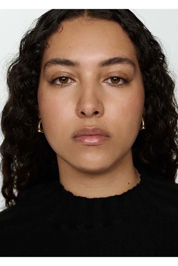 Perkins yaka ribana elbise - 6