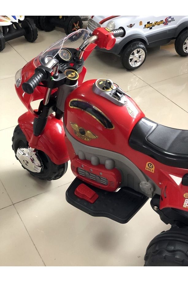 Kırmızı Aliş Go Way 404 12v. Turbo 3-7 Yaş Dev Akülü Motor - 5