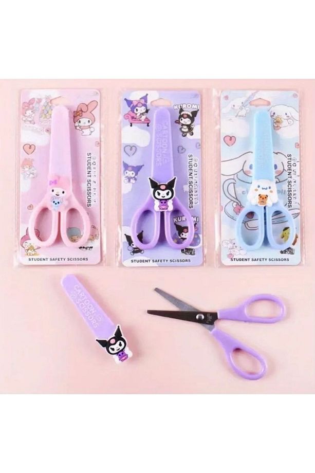 Sanrio Karakter Çocuk Makas Okul Makasi Küt Uçlu Makas 1 Adet - 3
