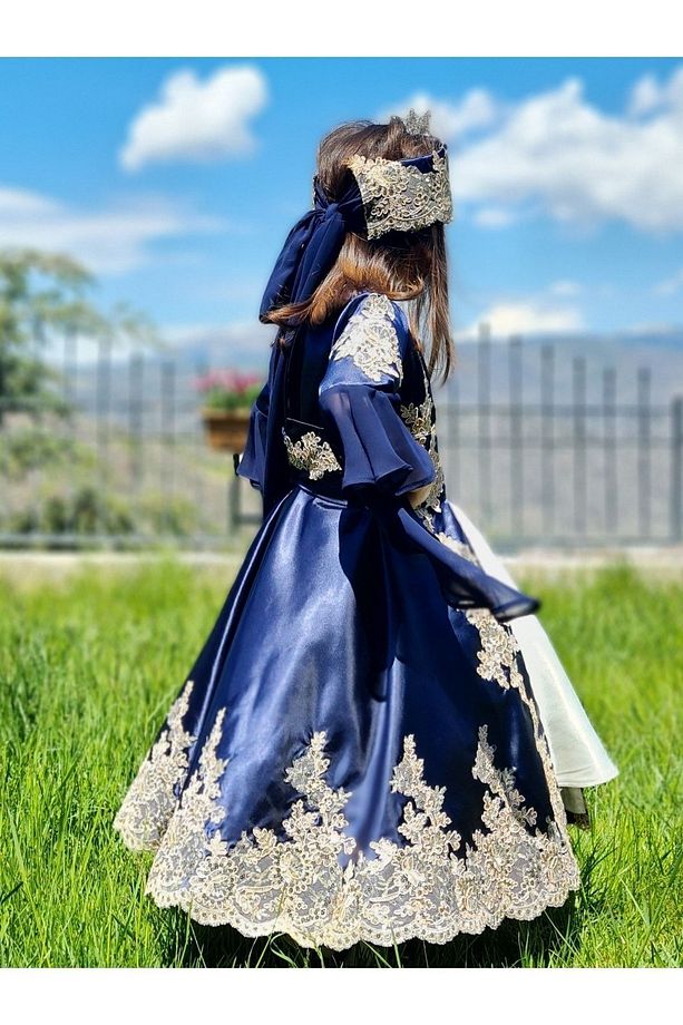 Çocuk Bindallı Elbise Kaftan - 4
