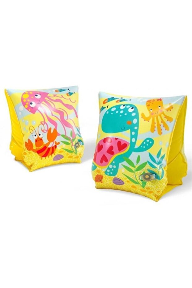 Sea and Pool Sleeve Sea Creatures Patterned Children's Sleeve 23 cm -56666