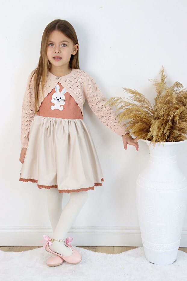 Girl's Dress with Bolero