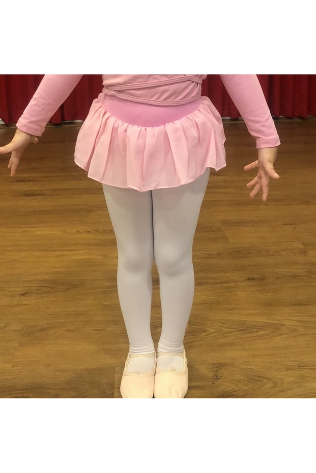 White Back Striped Adult and Children's Ballet Socks