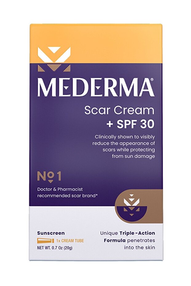 كريم الجروح والندبات - عامل حماية من الشمس SPF 30 المتطور 20 جم
