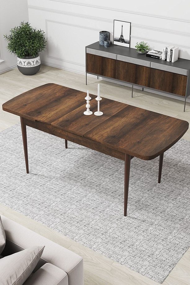 Par Serisi 70x114 Açılabilir Mdf Mutfak Masası Yemek Masası - 2