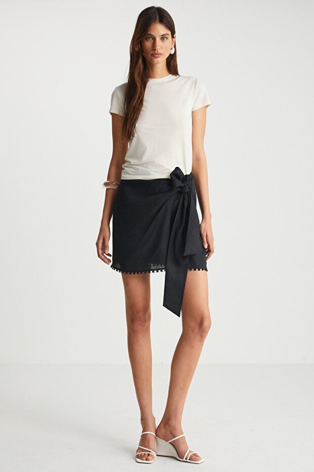 Günlük Basic Ekru Tişört - 3