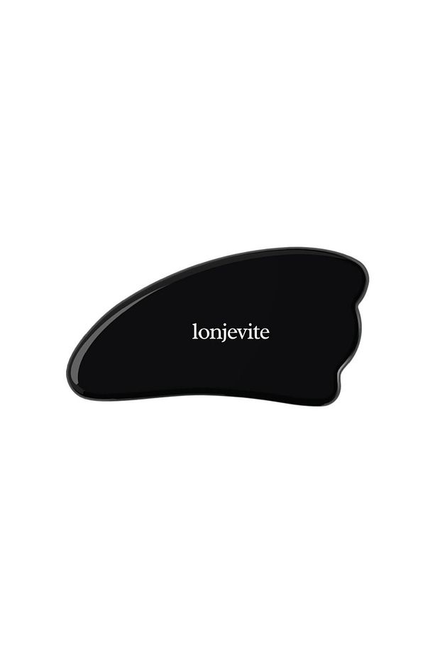 Siyah Obsidiyen Gua Sha | Wing-shape Black Obsidian Gua Sha - 1