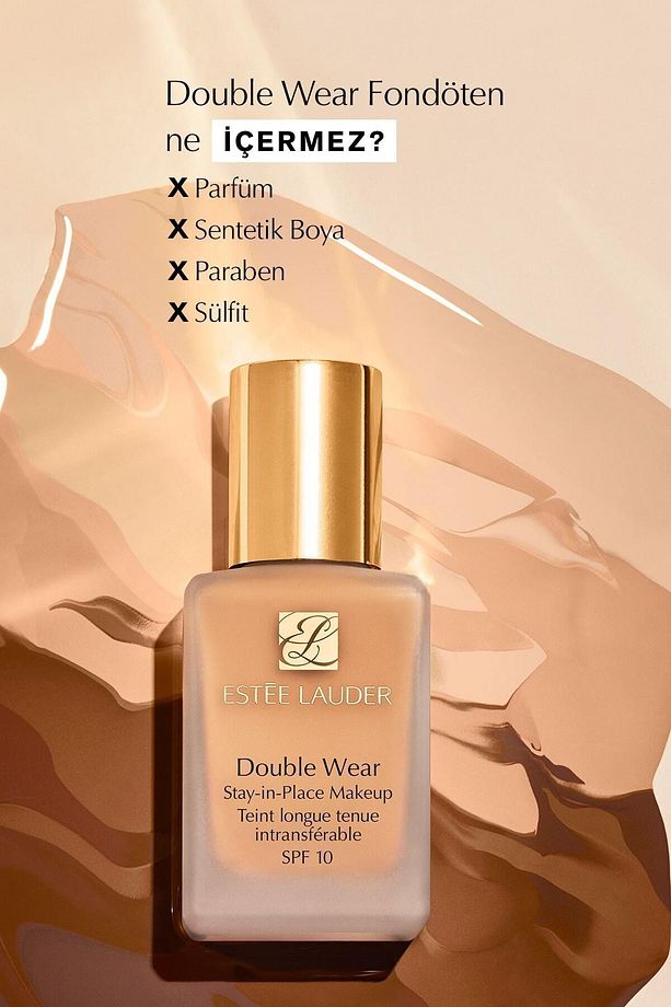 Doğal ve Mat Bitişli - Double Wear Stay-in-Place Fondöten SPF 10 ( 1N2 Ecru ) - 30 ml - 5