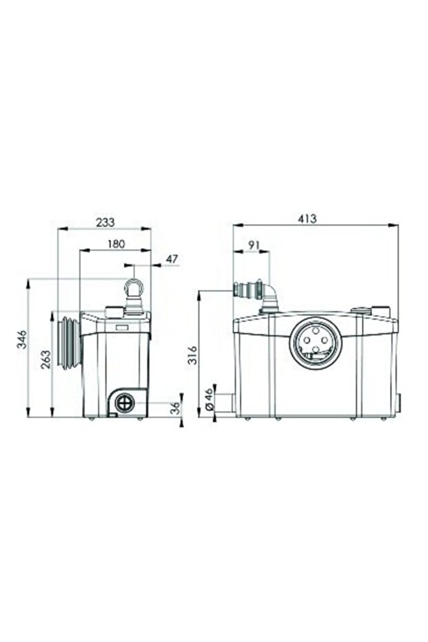 Sanipro Xr - Wc+3 Ünite Fos. Tah. Cihazı - 16 Lt - 5