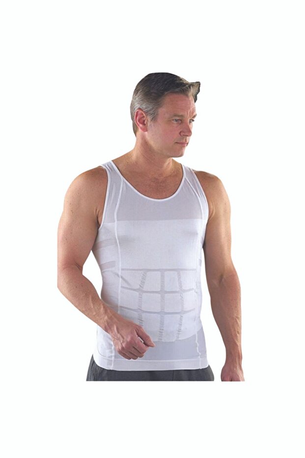 Men's White Corset Athlete
