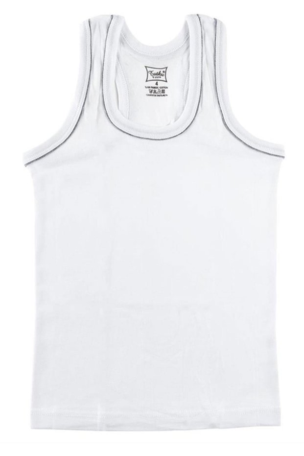 Cotton Lycra Boy's 6-Piece Athlete Tank Top