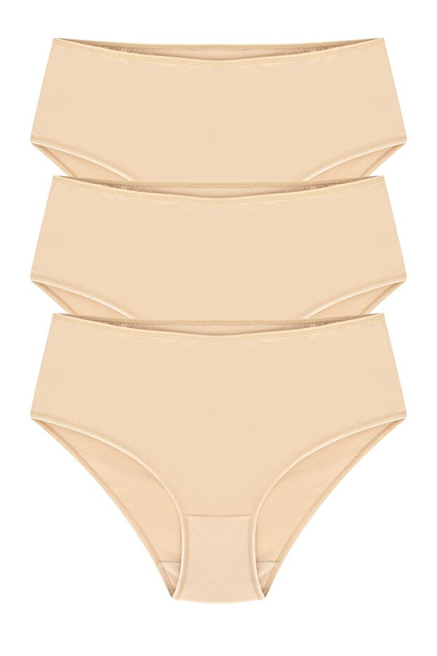 100% Cotton High Waist Bato Panties 3-Pack