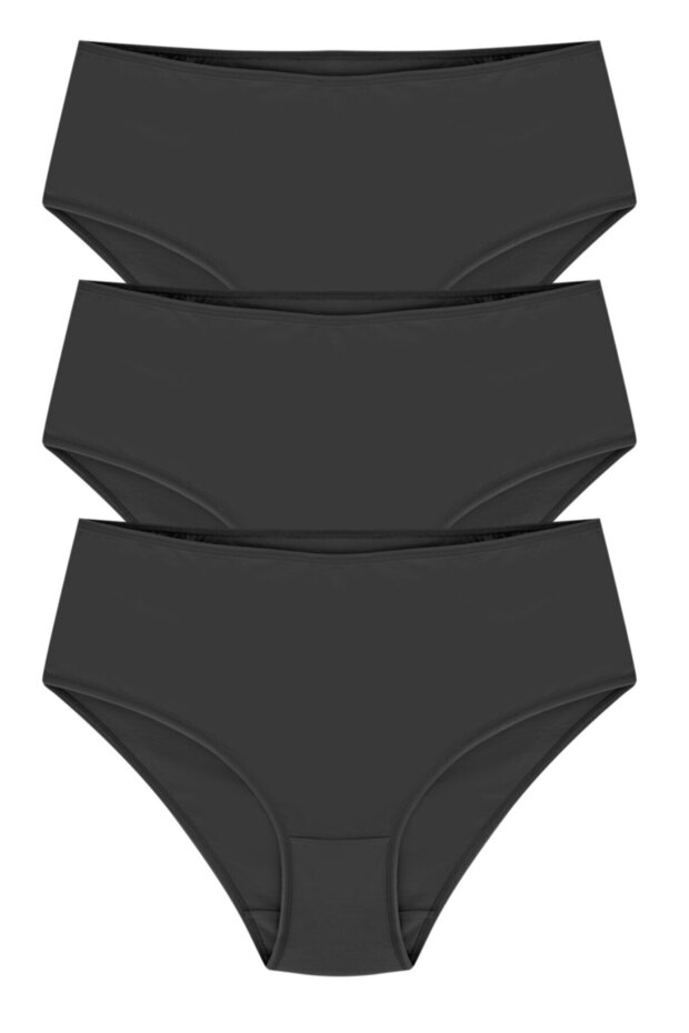 100% Cotton High Waist Bato Panties 3-Pack