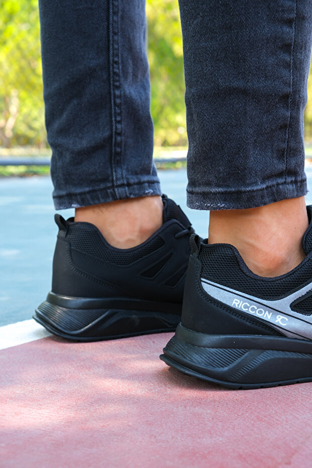 Siyah Siyah Unisex Sneaker - 4