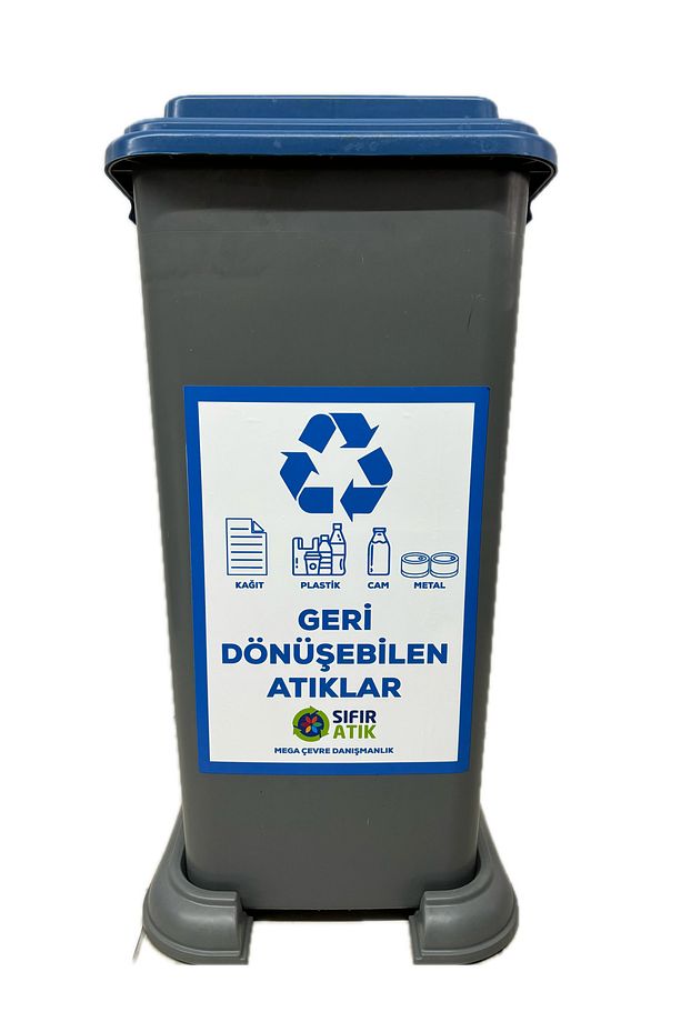 Sıfır Atık Kutusu, Geri Dönüşüm Kutusu - 70 Lt, Sıfır Atık Yönetmeliğine Uygun - 2
