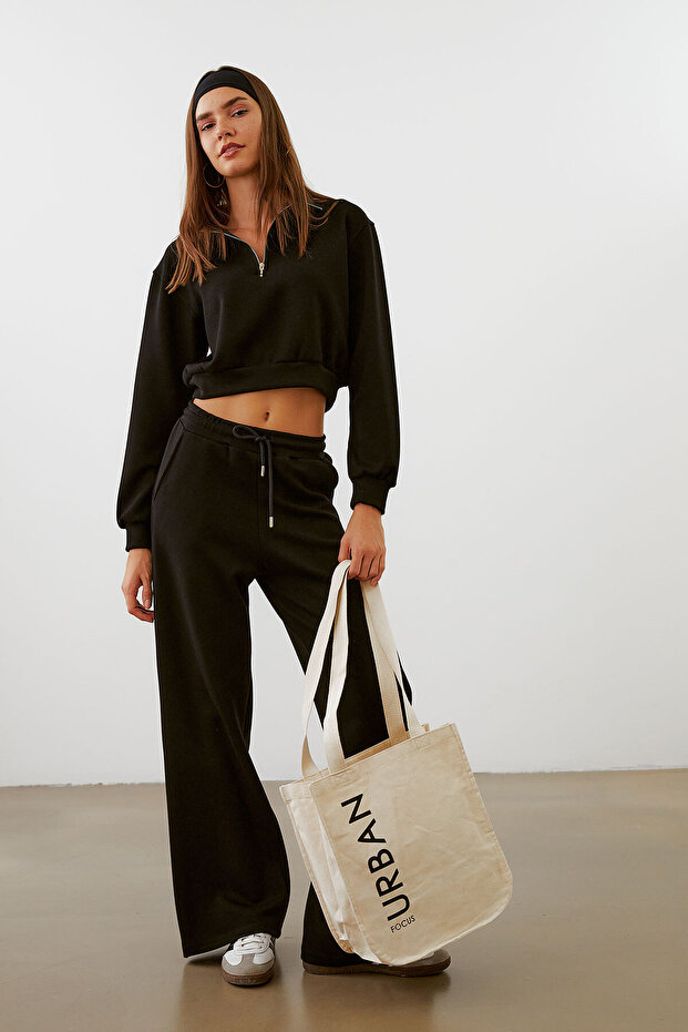 Fermuarlı Sweatshirt - 2