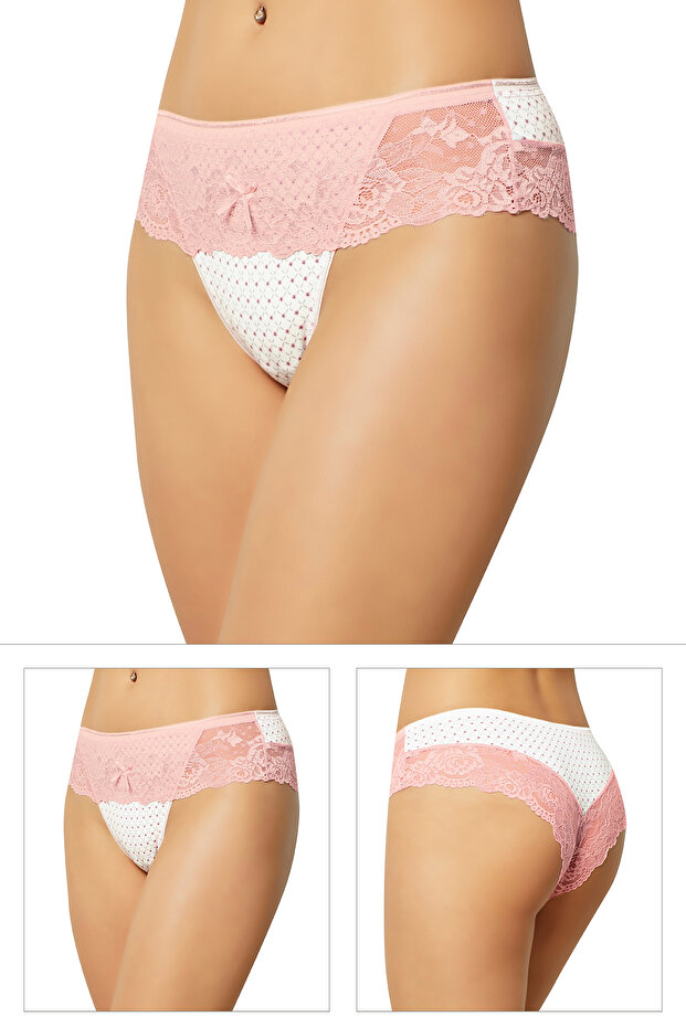 10951 DANTELLİ 3 ' LÜ KÜLOT - 2