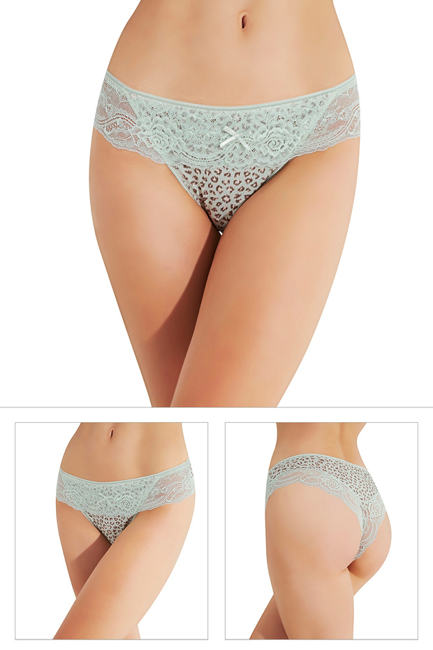 10951 DANTELLİ 3 ' LÜ  KÜLOT - 2